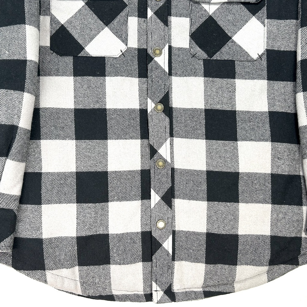Dickies Flannel Shirt Jacket W/Sherpa Collar Size Small (34-36) Men's - Picture 3 of 9